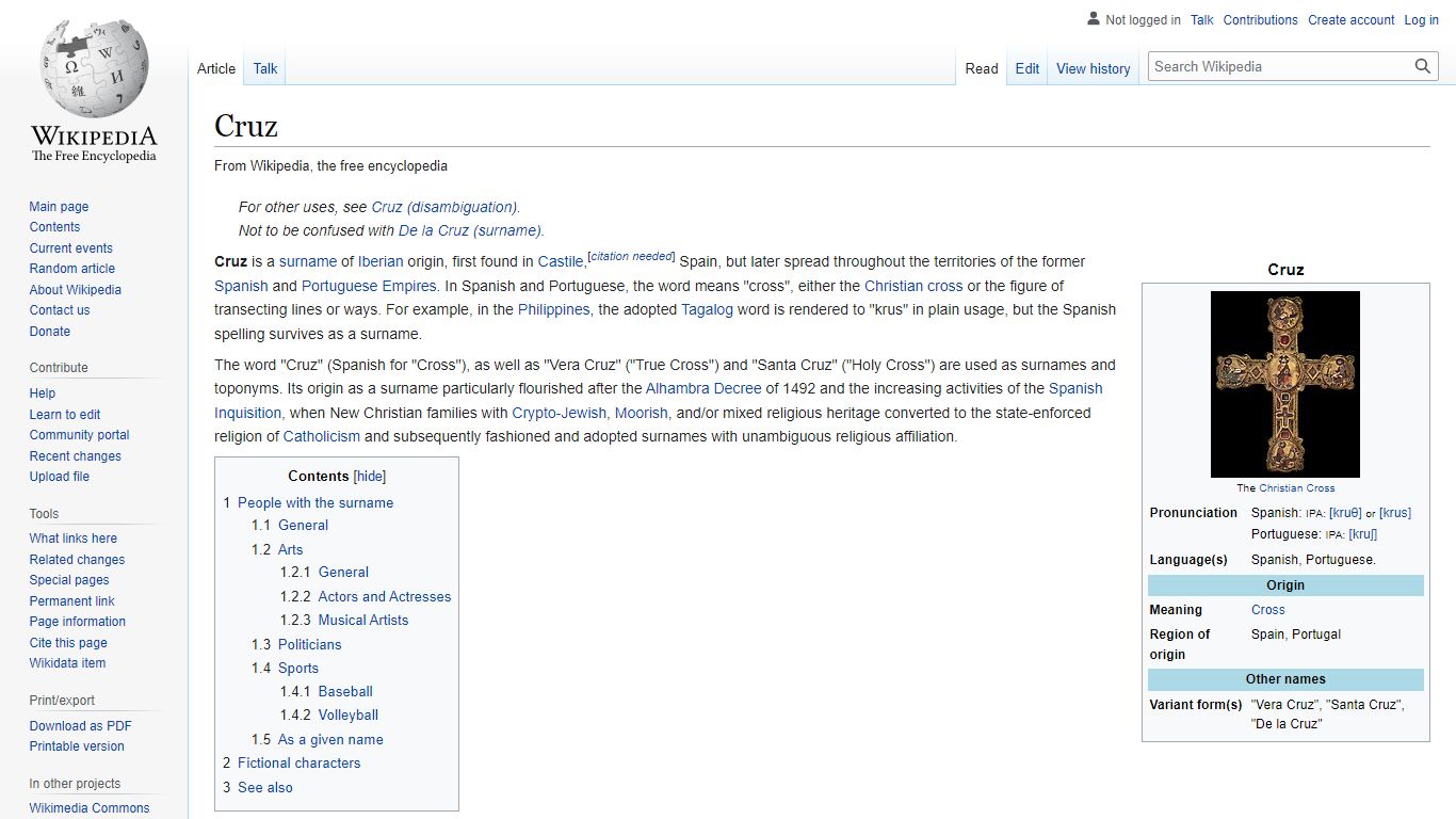 Cruz - Wikipedia